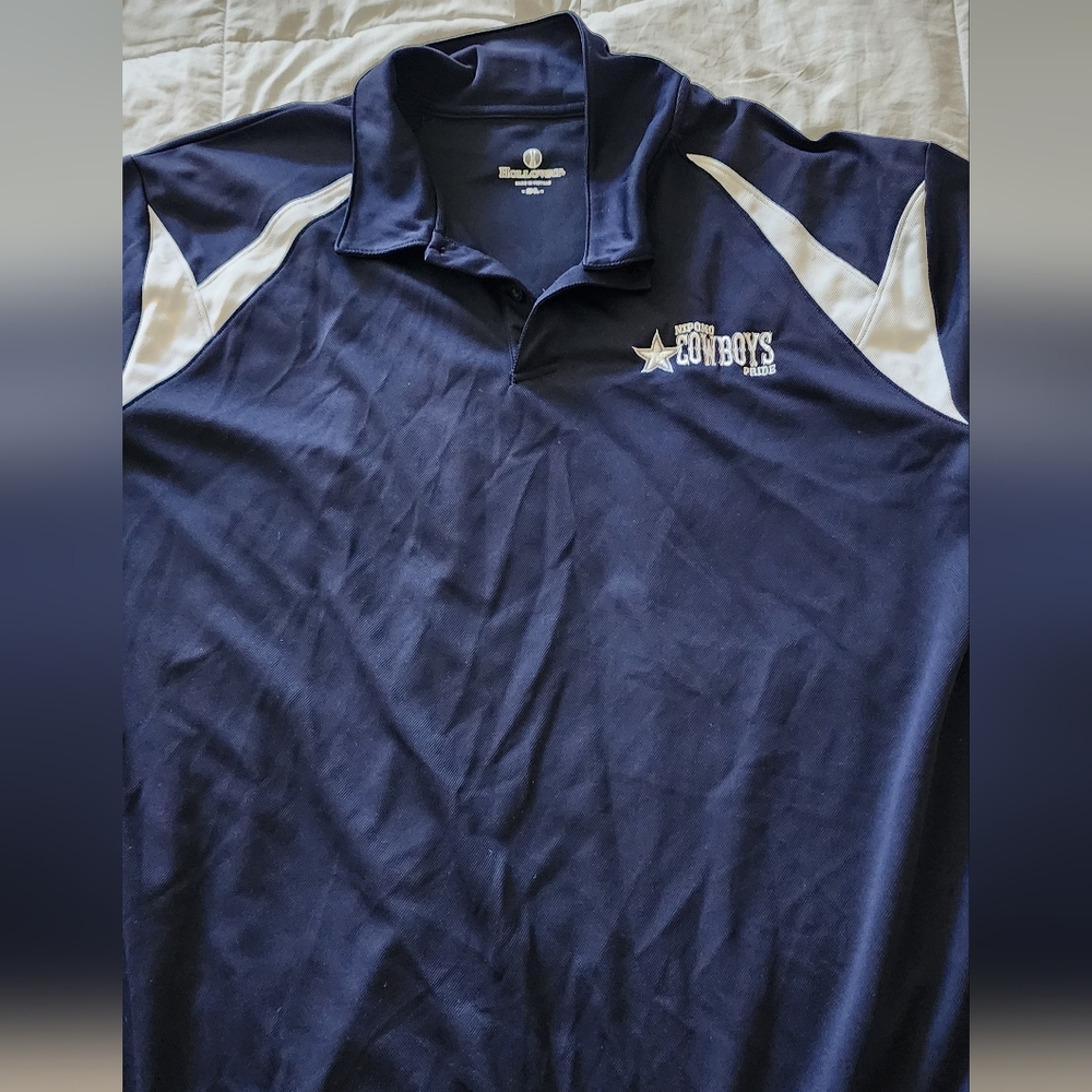 Men's Navy Cowboys Polo Shirt